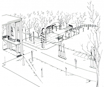 Square for the “Triennale di Milano”
